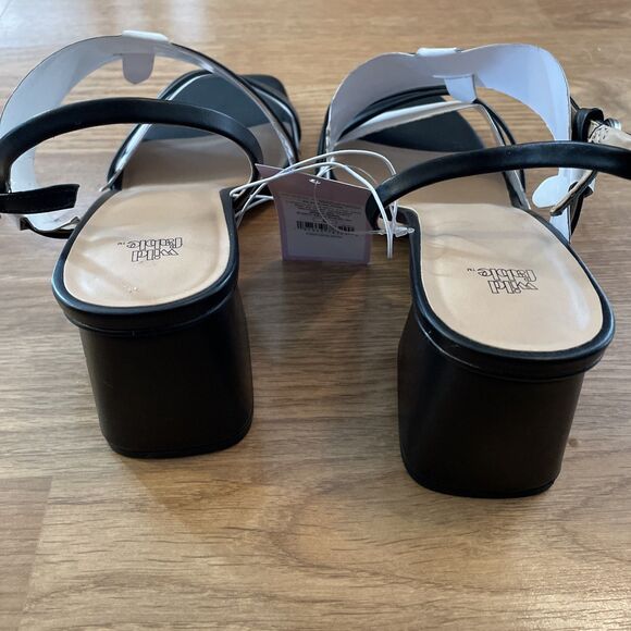 Wild Fable Blaire Black Strappy Block Heels Sandal Women's Size 9 NIB/NWT - Picture 7 of 14